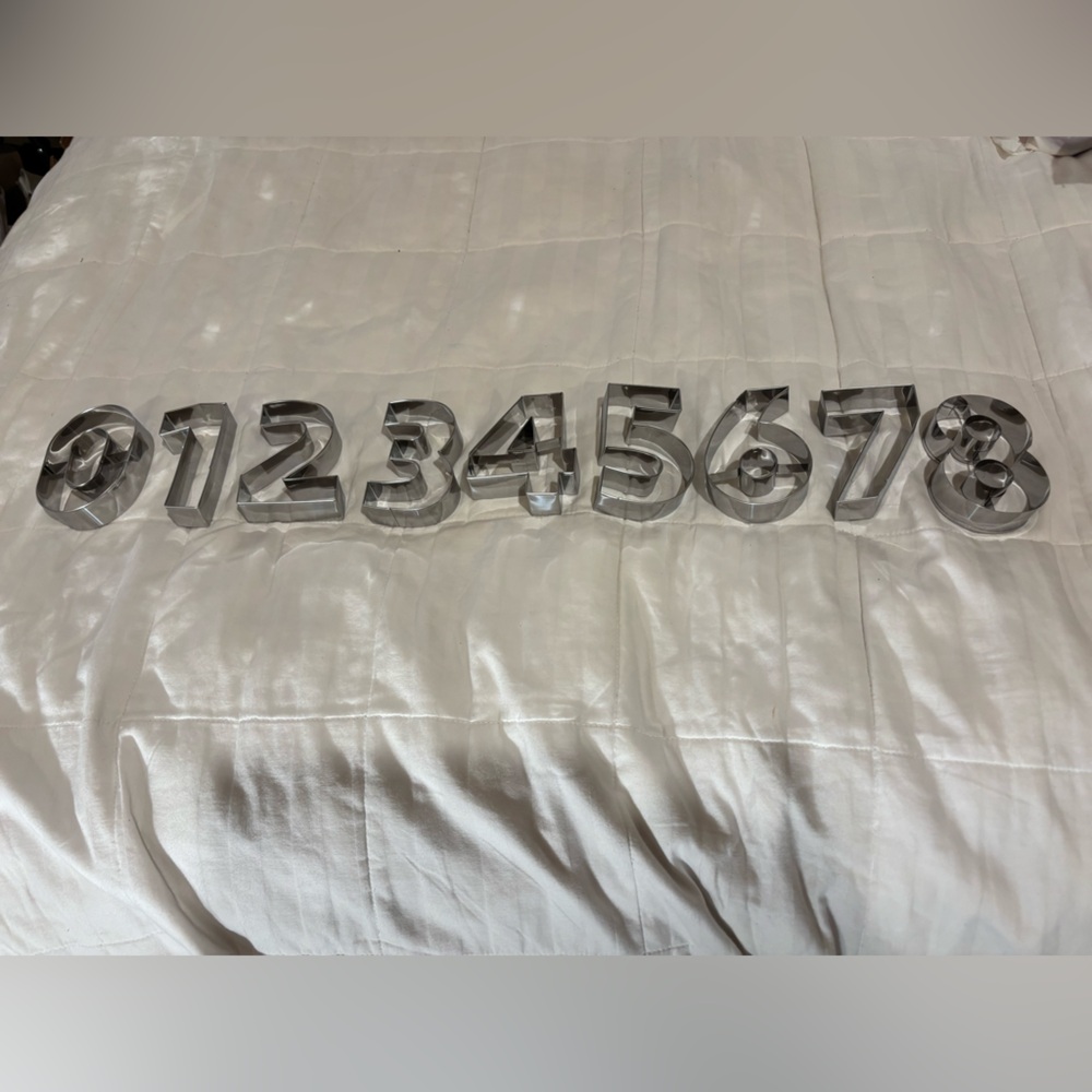 Numbers Cookie Cutter Set